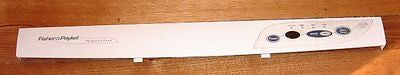 Fisher & Paykel DW920 Nautilus White Front Control Panel Escutcheon FP521812