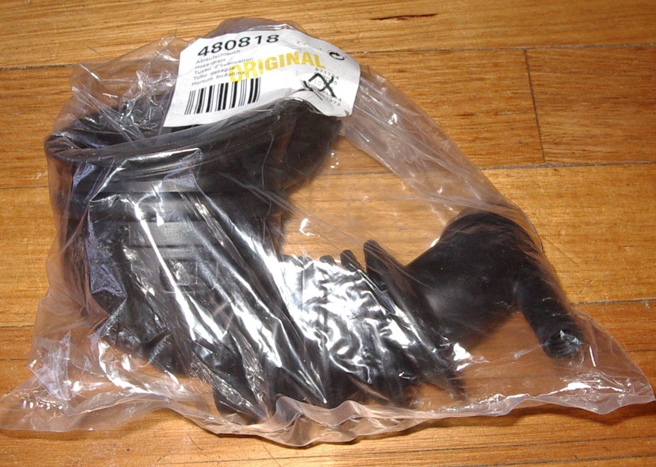 Bosch Washing Machine Drain Sump Flexible Bellows Hose - Replacement Part # 480818