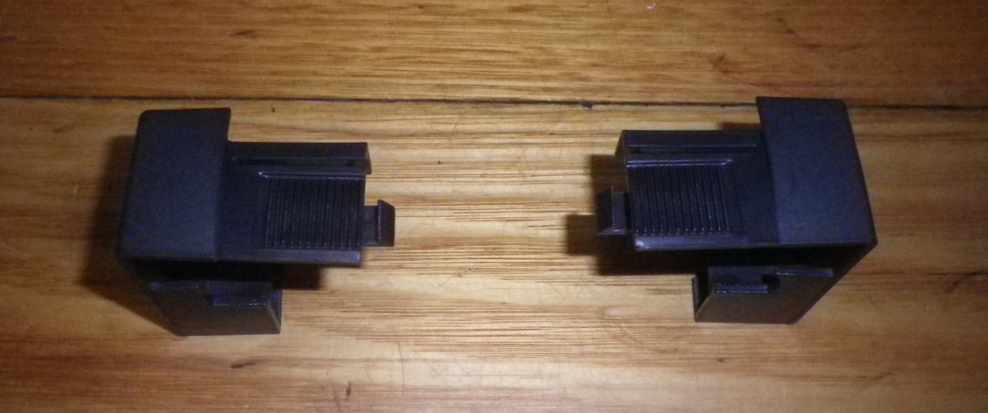 Chef Black B Series Oven Door Top Cap Set - CVE612, CVE662 Models - Genuine Replacement Part # 4055549168