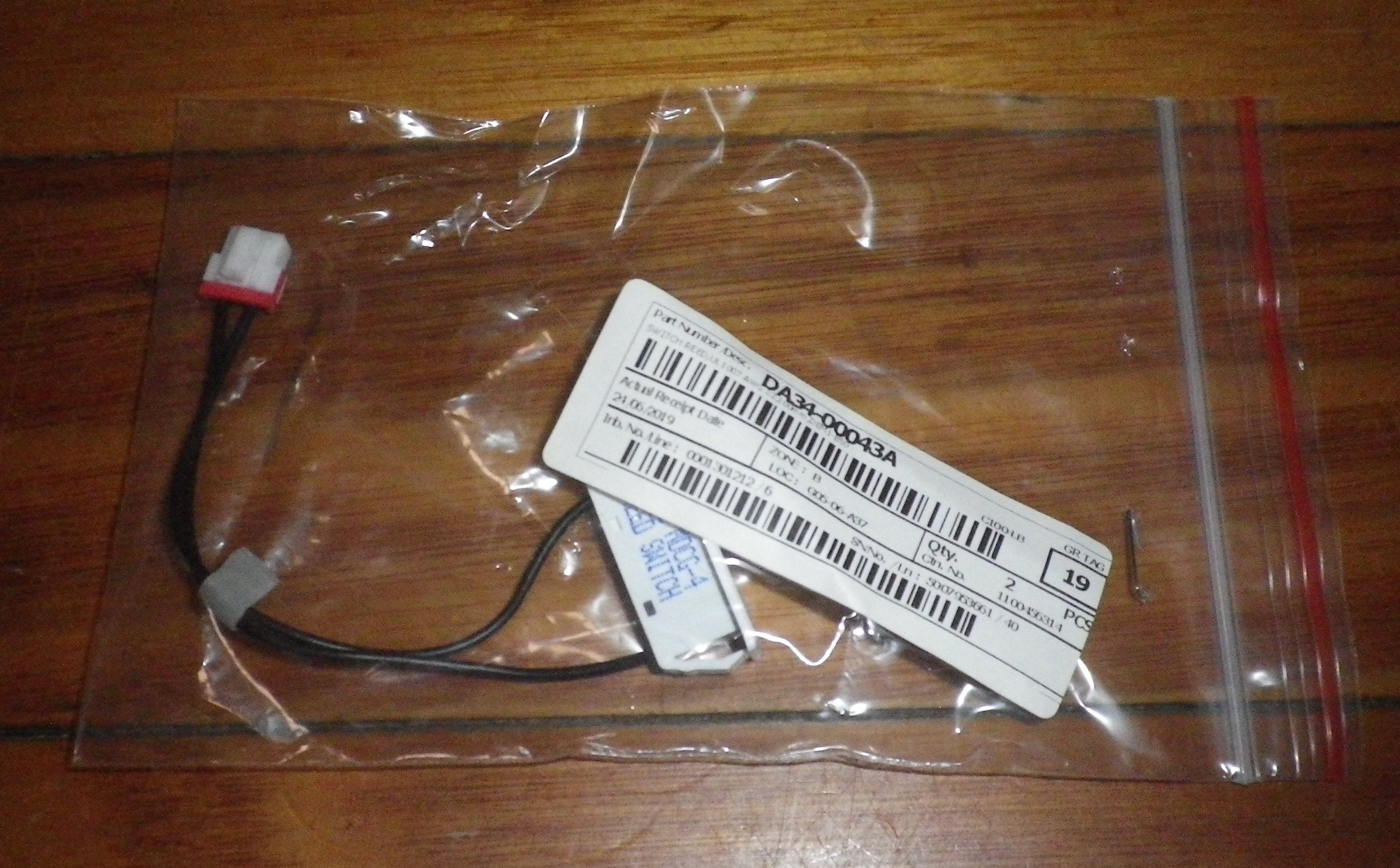 Samsung Refrigerator Reed Door Switch for Freezer - Part # DA34 - 00043A