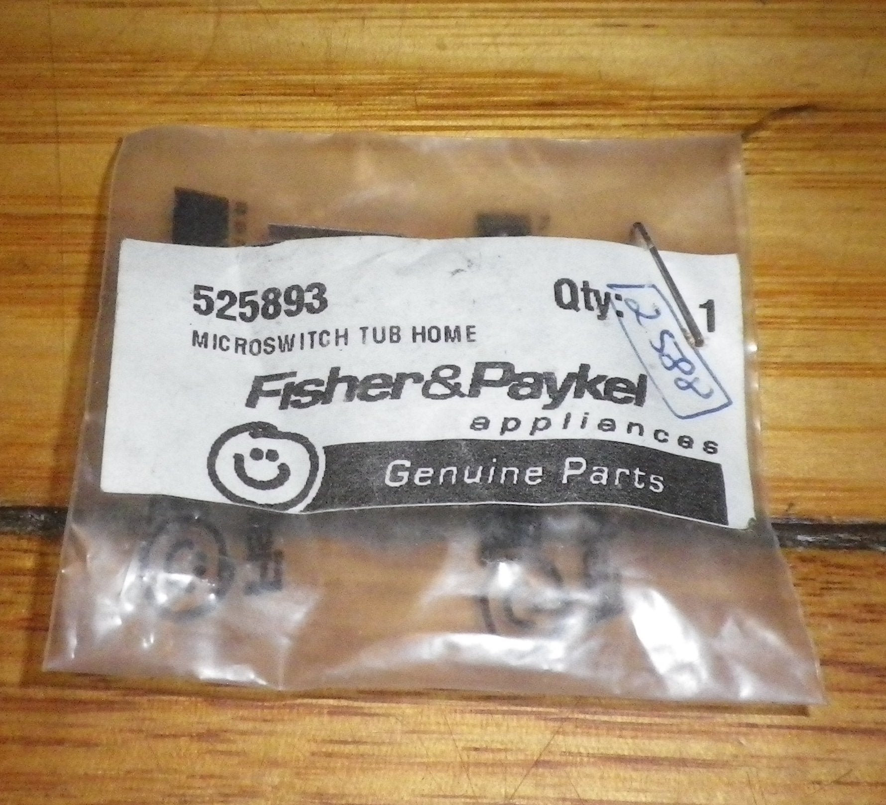 Fisher & Paykel DD601/DD602 Dishwasher Tub Genuine Microswitch - Part # FP525893