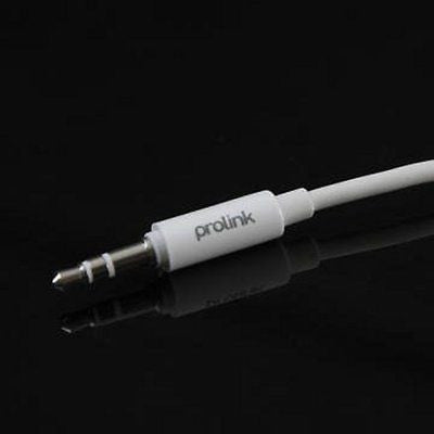 Prolink Premium Quality 2-Meter Audio Cable - 3.5mm Stereo Plug to Apple iDock Plug (Part # MP149)