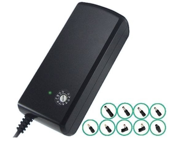 Universal 90Watt 12 - 22Volt Switch - mode AC Power Adaptor for Laptop Computers and Personal Digital Electronic Devices - Part # SMP - 90W