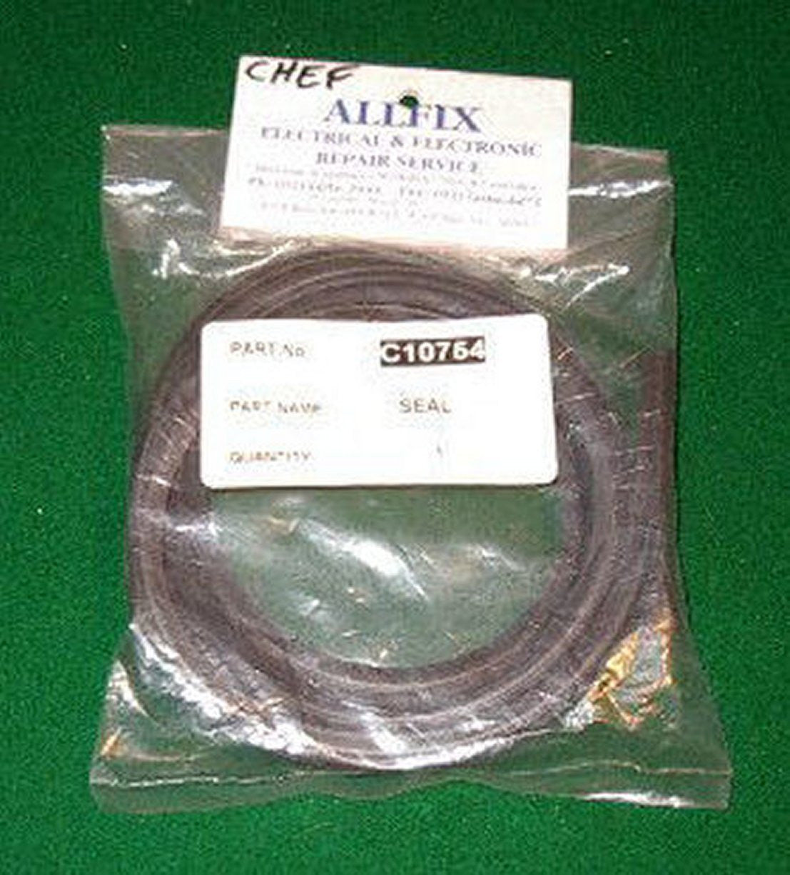 1080mm Chef One - Piece 3 - Side Oven Door Seal, Part No. C10754