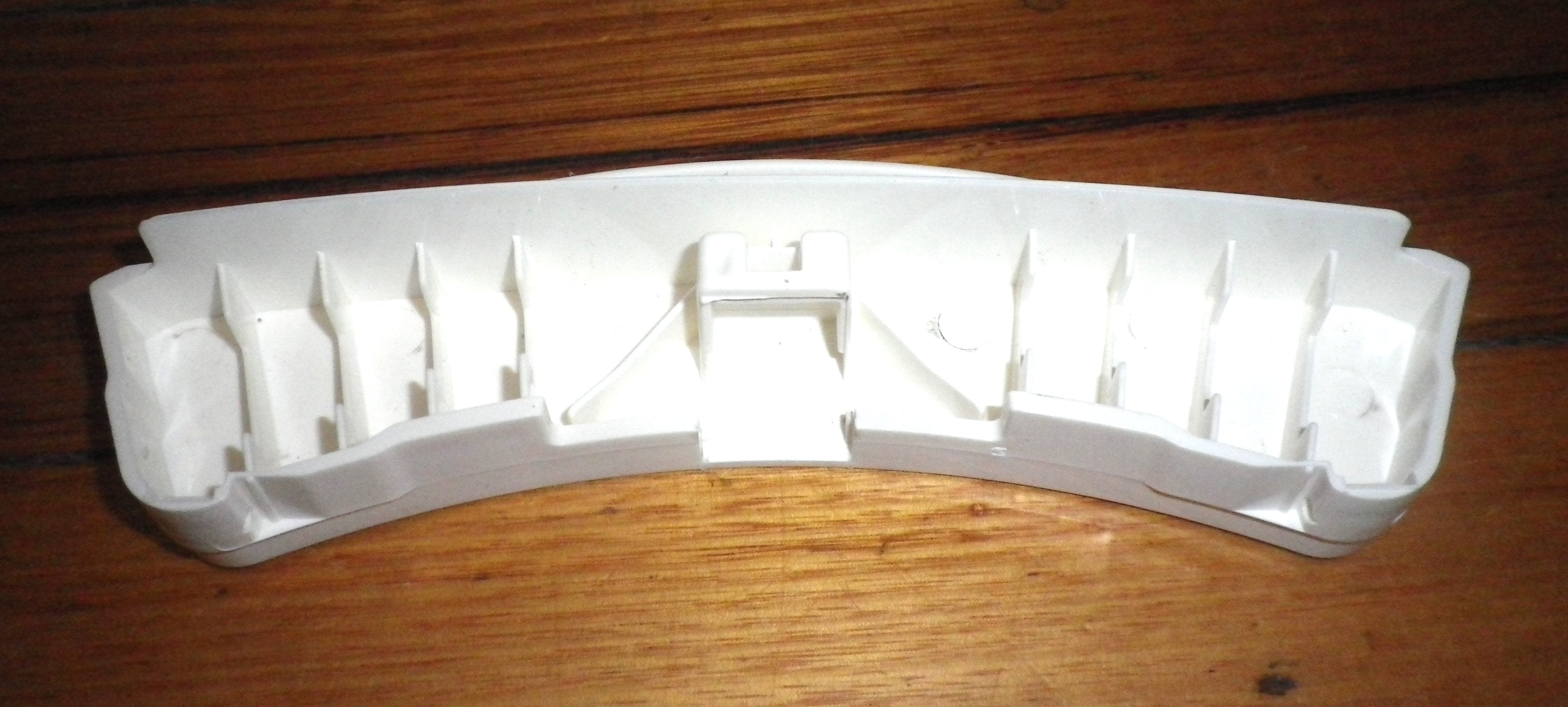 Compatible White Door Handle Lever for Samsung Front Loader Washing Machine - Part # S204, Equivalent to DC64 - 00561A