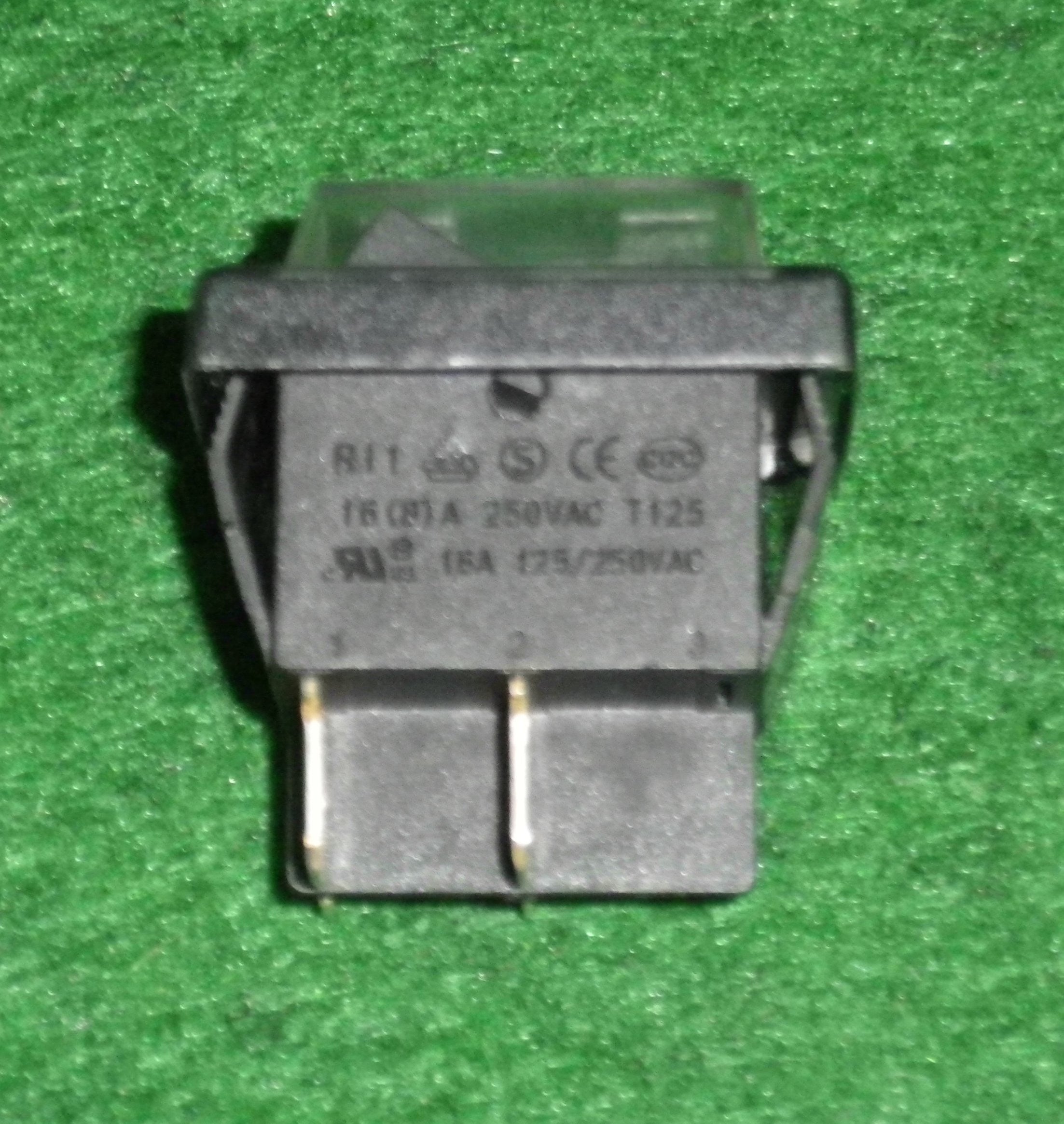 Cleanstar VC15L 3-in-1 Carpet Machine DPST Mains Rocker Switch VC15L-11