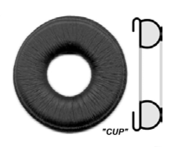 80mm Soft Vinyl Padded Replacement Earpads (Pack of 2) - Part # HEP80