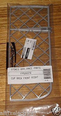 Fisher & Paykel Phase 3 Dishdrawer Right Front Cup Holder Rack - Replacement Part # FP526376 for Dishwasher Baskets