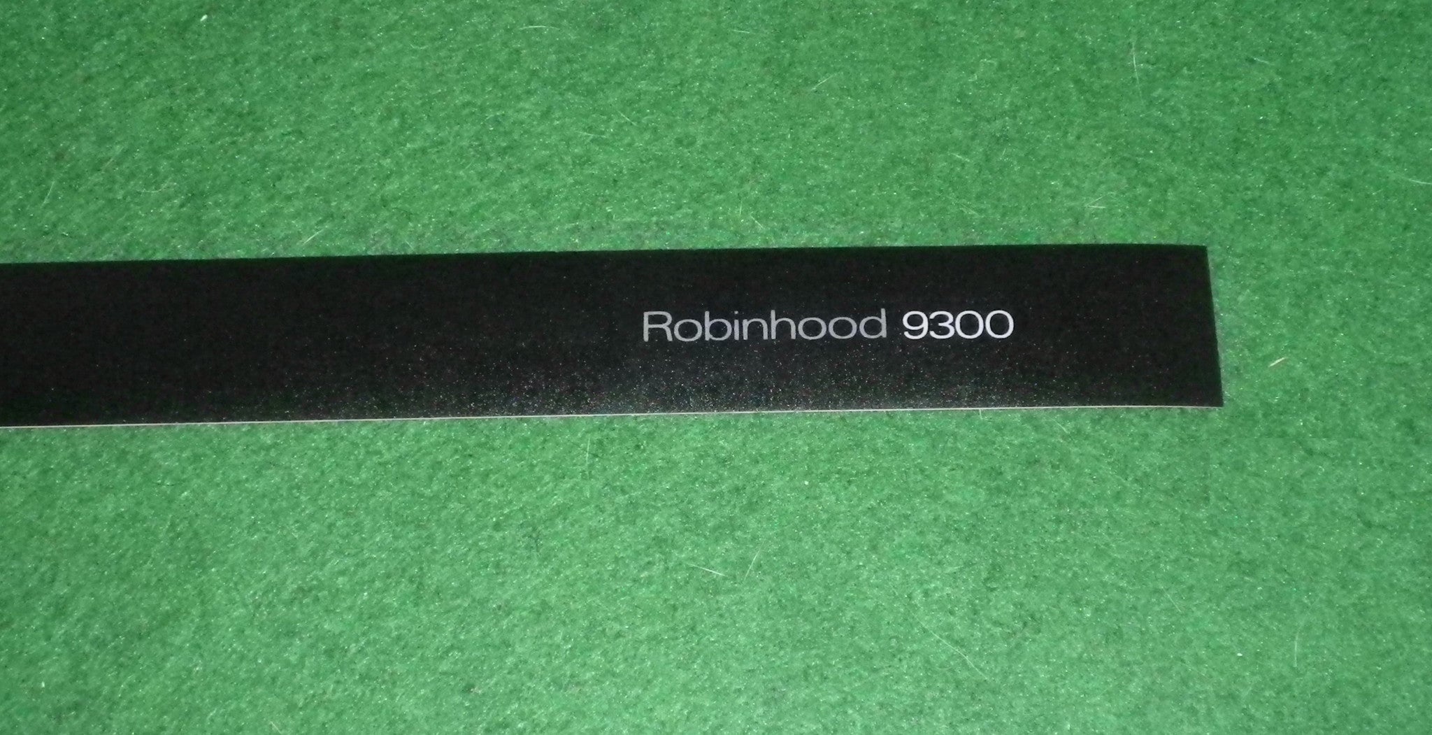 Robinhood 9300 Rangehood 1000mm Width Black Front Panel Decorative Decal - Part Number 6244