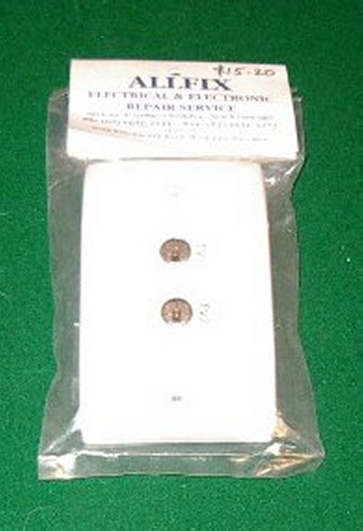 Single - Input Dual Coaxial Wallplate, Part No. TVS6