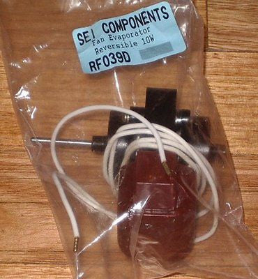 Universal Reversible Small-Sized Evaporator Fan Motor for No Frost Refrigerators - Part Number RF039D, PSF614A-501