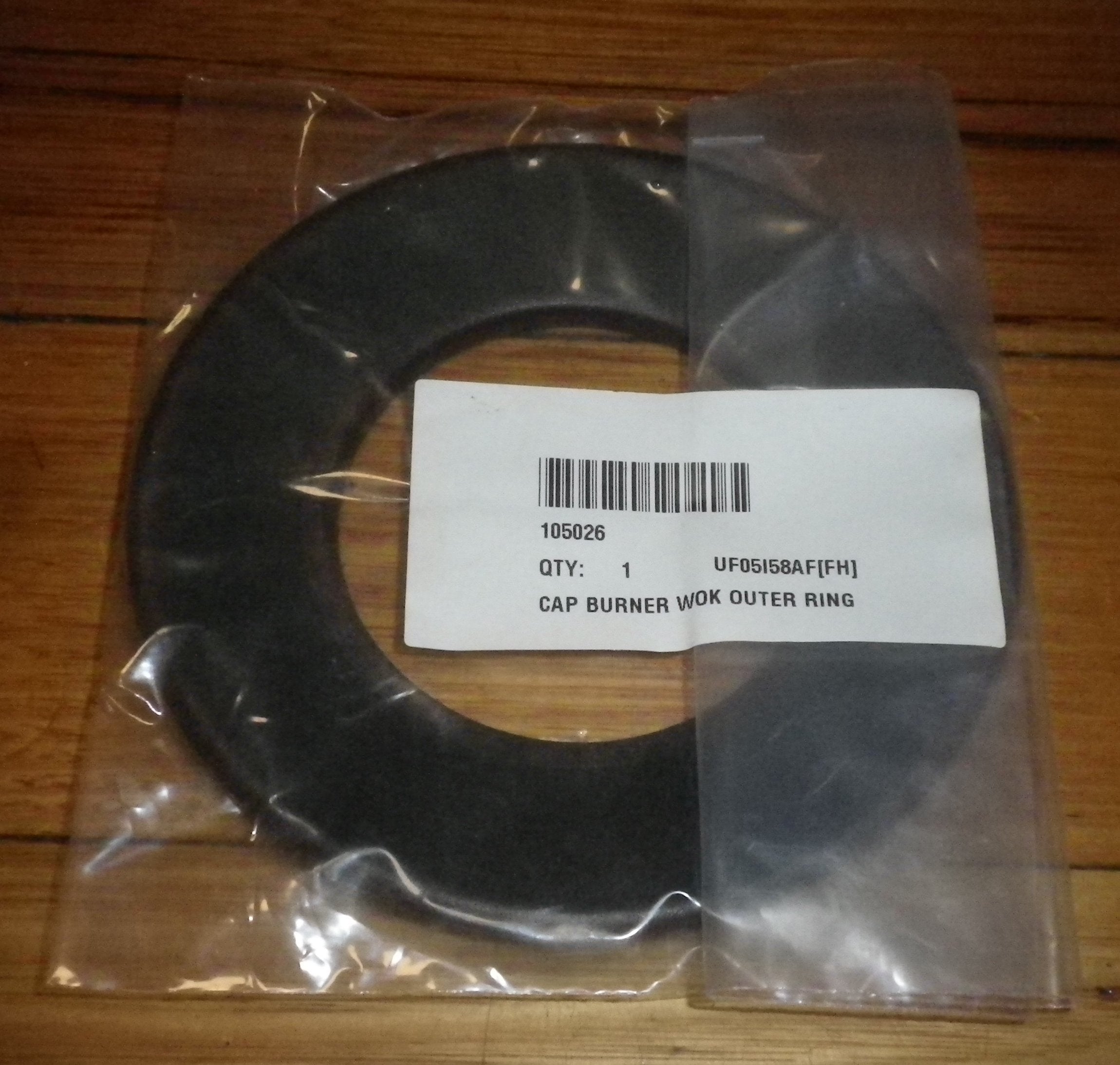 AEG Matt Black Outer Wok Burner Cap for HG75FXA and HG90FXA Models - Part # 105026