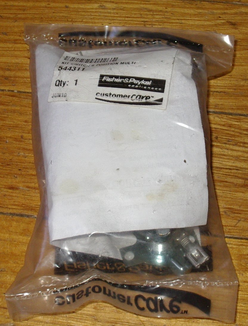 Fisher & Paykel M620, M635 Oven Function Selector Switch - Part # FP544311