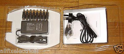 4Amp Universal 12 - 22Volt Switchmode AC Adaptor for Laptops - Part # LS - PAB70