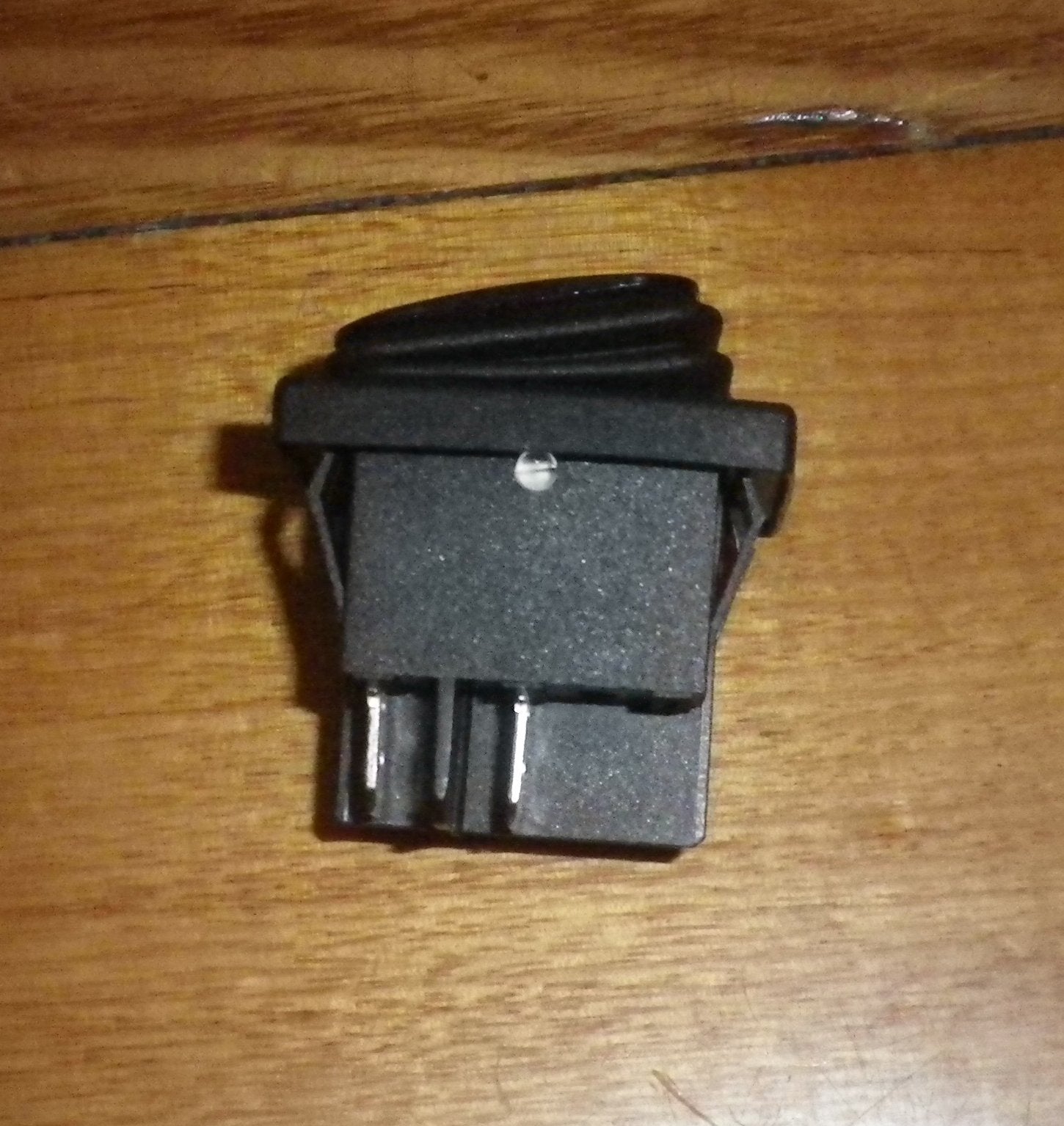 Universal Double Pole Single Throw (DPST) Green Lit Mains Rocker Switch with Rubber Boot - Part Number A310A, Electrical Switch Appliance