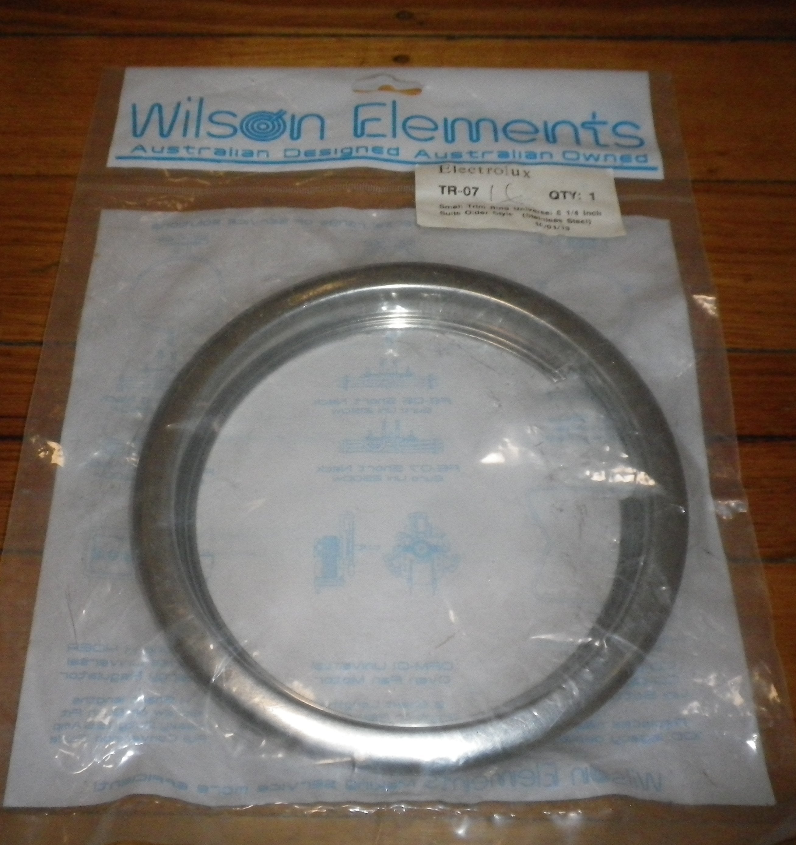 Westinghouse Europa and Simpson Evolution 6 Stove Chrome Trim Ring Accessory - Part Number TR - 07