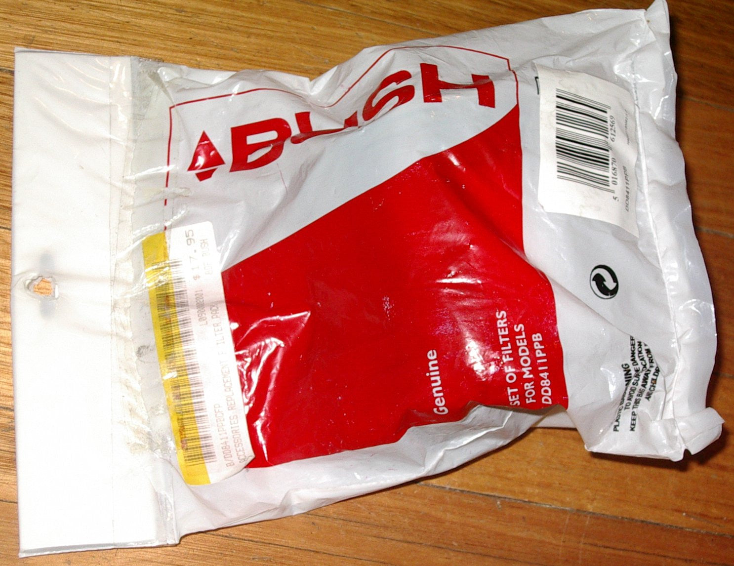 Bush DD8411PPB High - Efficiency Hepa Vacuum Filter Set - Part DD8411PPBCFP