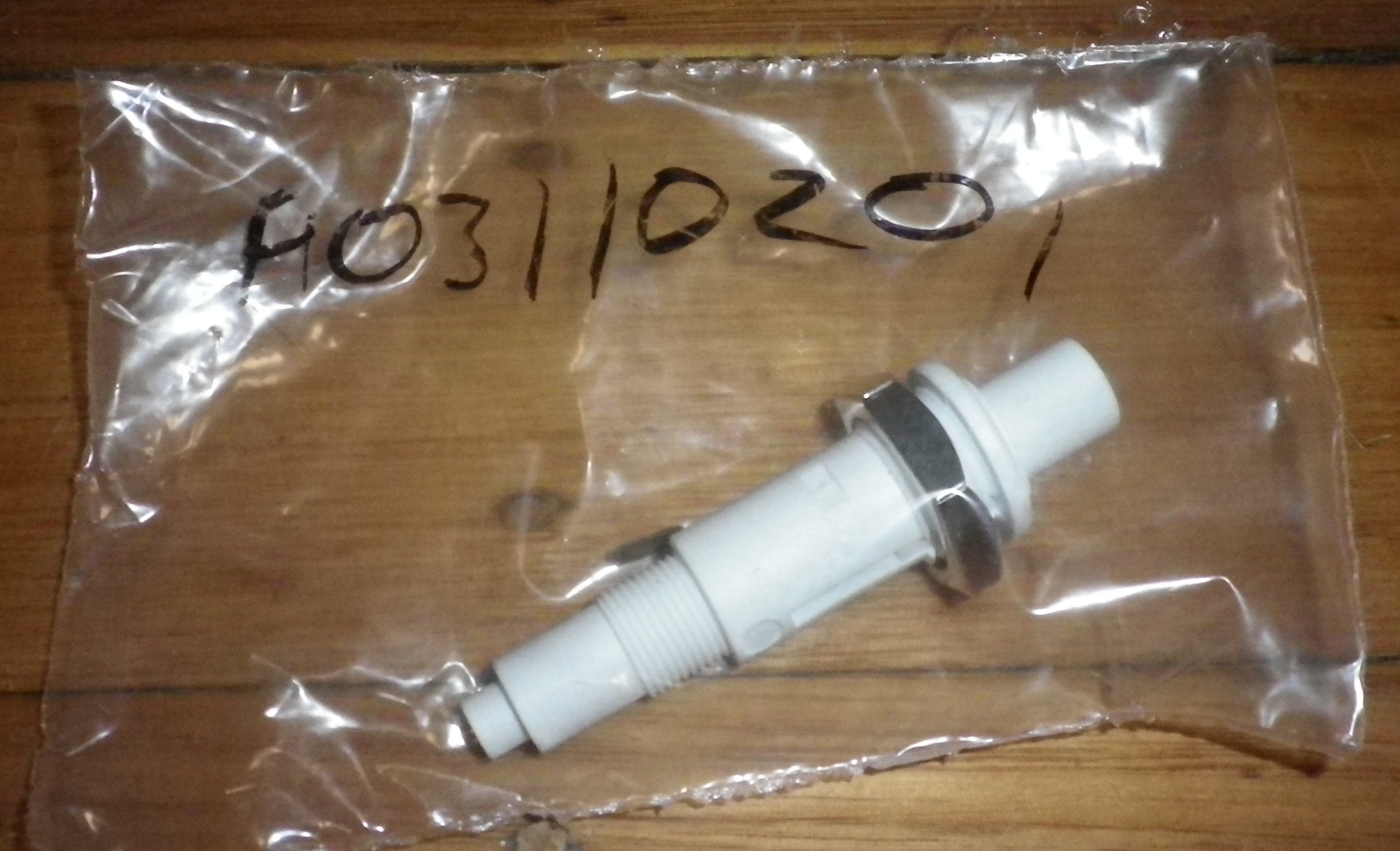 High - Quality White - Capped Piezo Igniter for Chef, Westinghouse, and Simpson Gas Stoves - Part # 140031102019