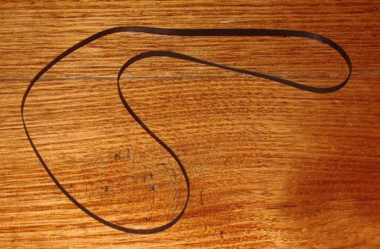 5mm X 0.6mm Flat Turntable Drive Belt - Select from Various Platter Rim Sizes