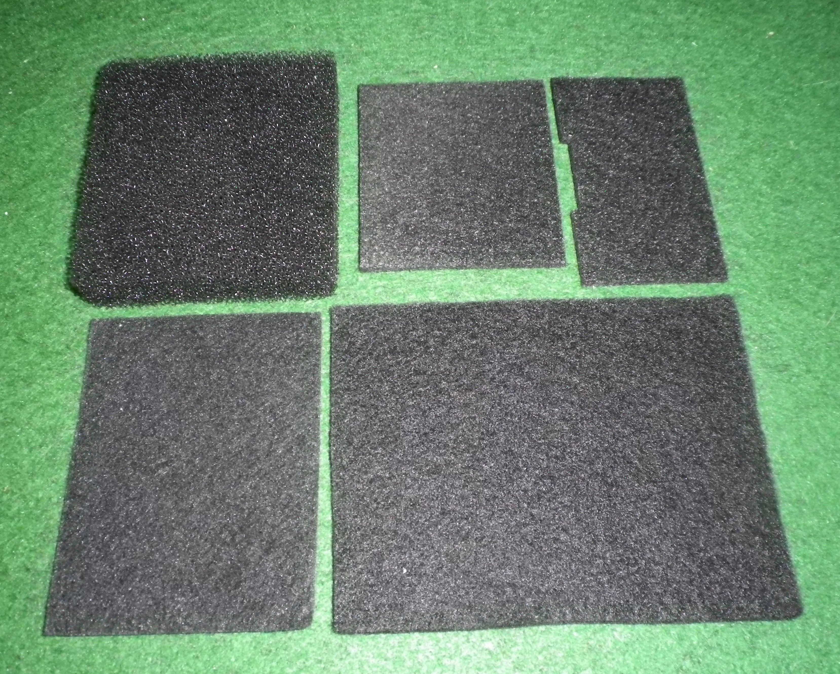 Cleanstar Assorted Foam Filter Set - FILT - MIX for Various Vacuum Models