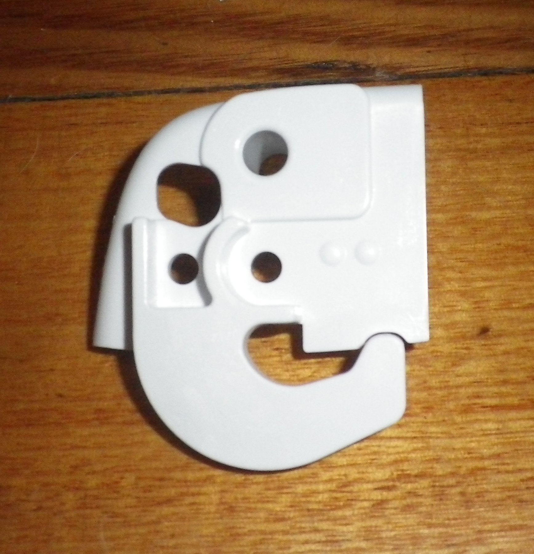 Fisher & Paykel White Refrigerator Door Closing Hook Stop with 4 Holes - Replacement Part # FP843386