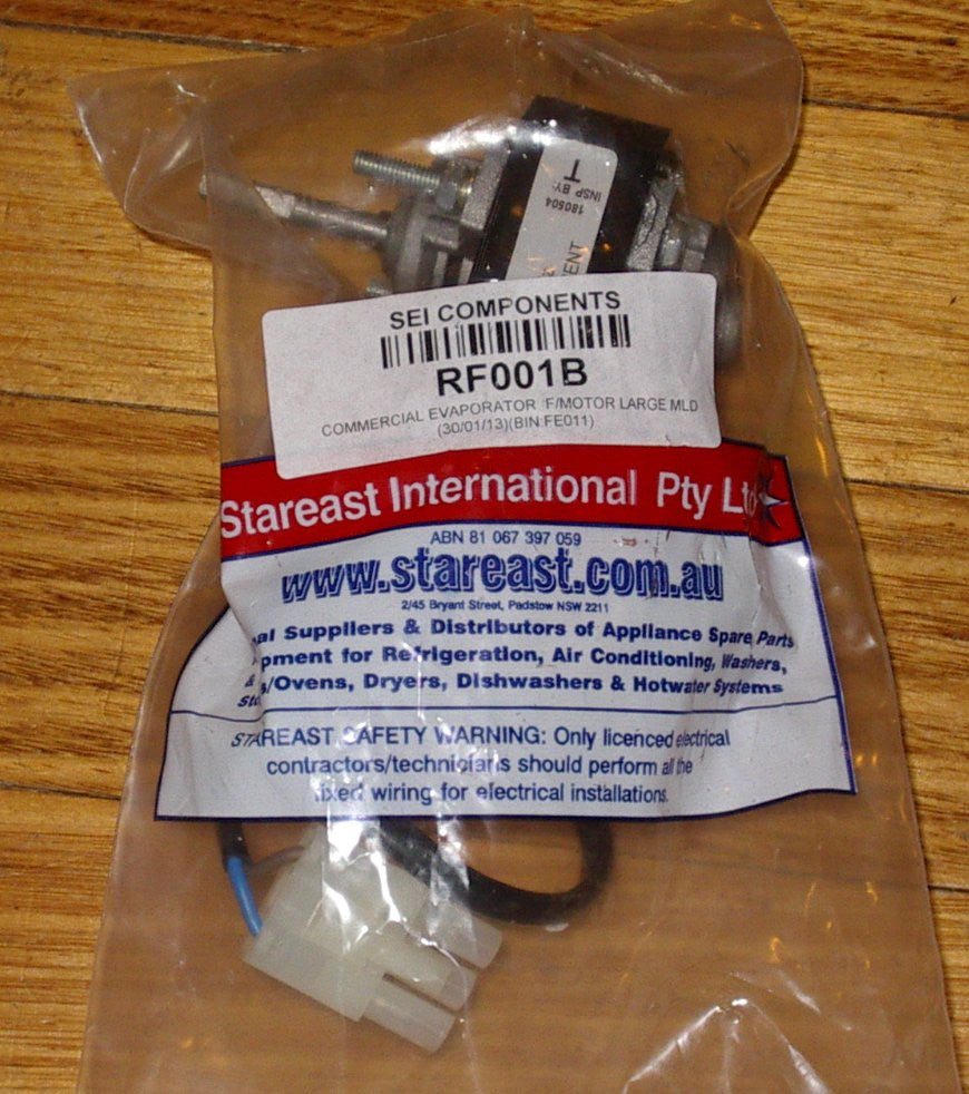 Universal Reversible 220V AC Commercial Evaporator Fan Motor - Part # RF001B