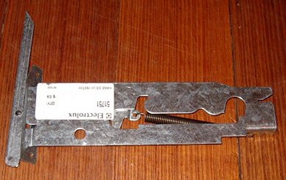 Chef Slimline Left - Handed Oven Door Hinge Assembly - Genuine Part # 51751 (Equivalent to Part No. 39651)