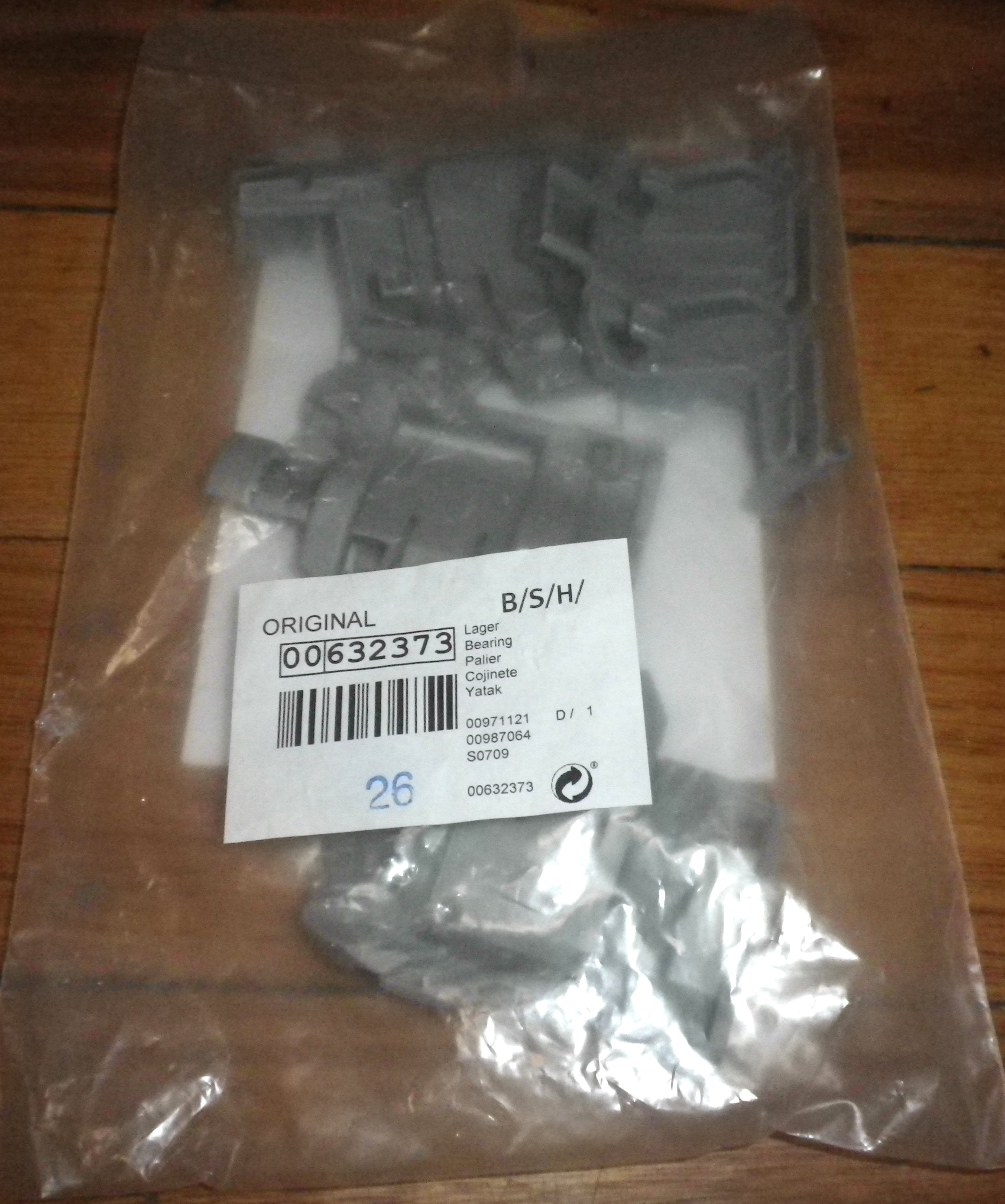 Bosch 4-Pack Lower Basket Rack Clips for SMI, SMU, SN Dishwashers - Part # 632373