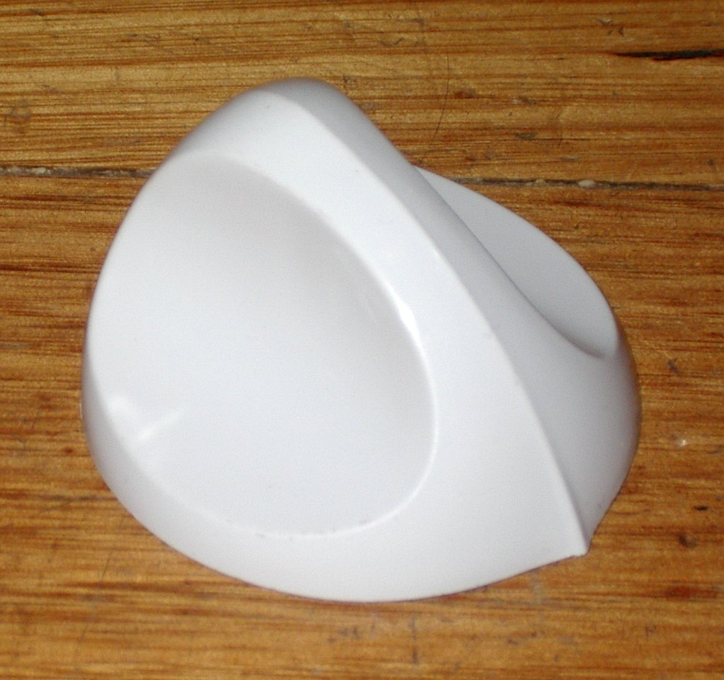 Westinghouse Freestyle PAJ Series White Stove Control Knob - Part # 0019007908