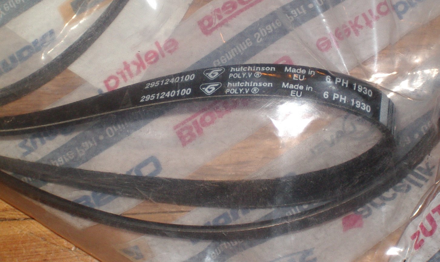 Genuine Fisher & Paykel DE60 Series Dryer Multi-V Drum Belt - Part # FP792349