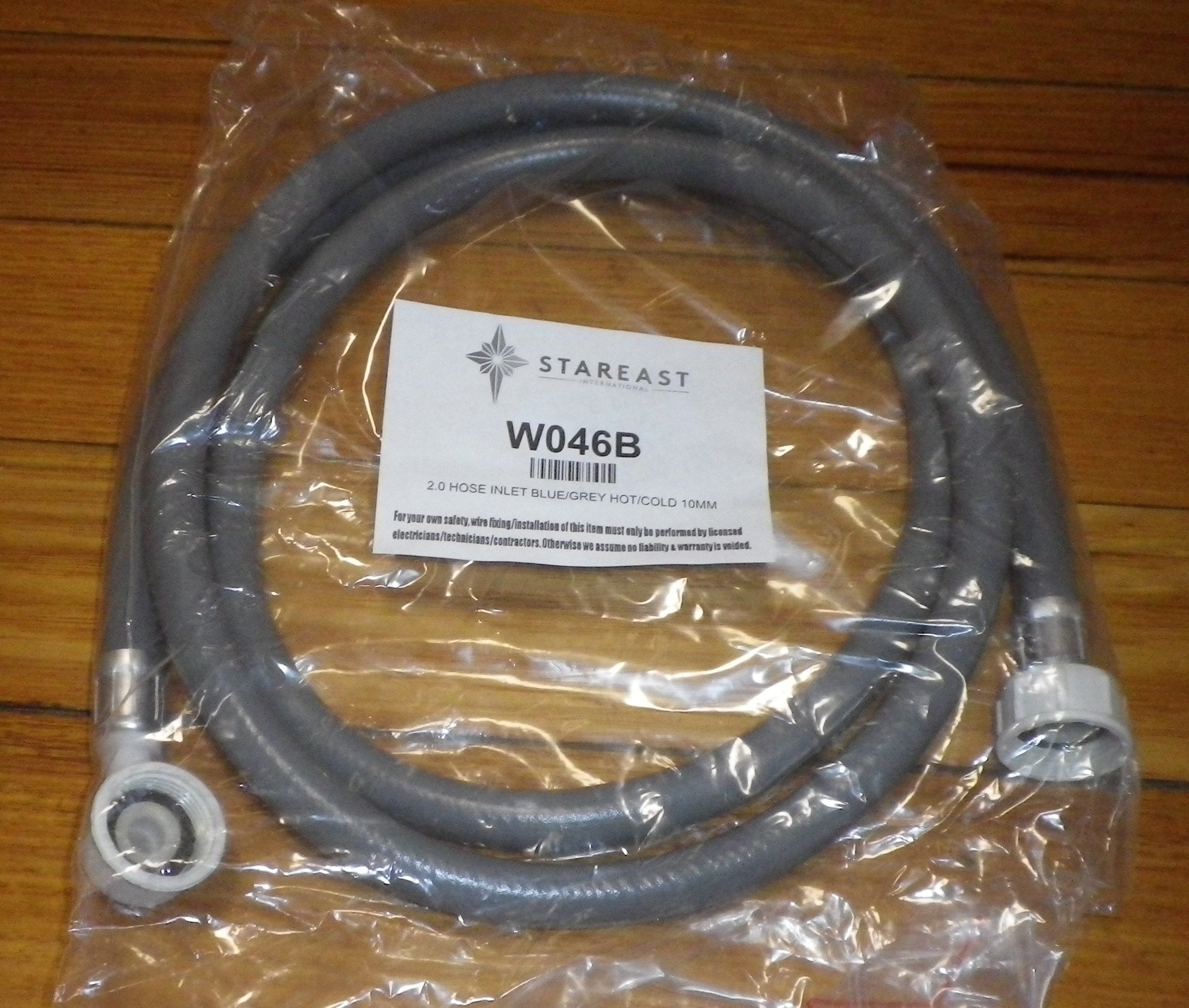 2.0m Universal Dual Ended Washing Machine Inlet Hose - Part # W046B