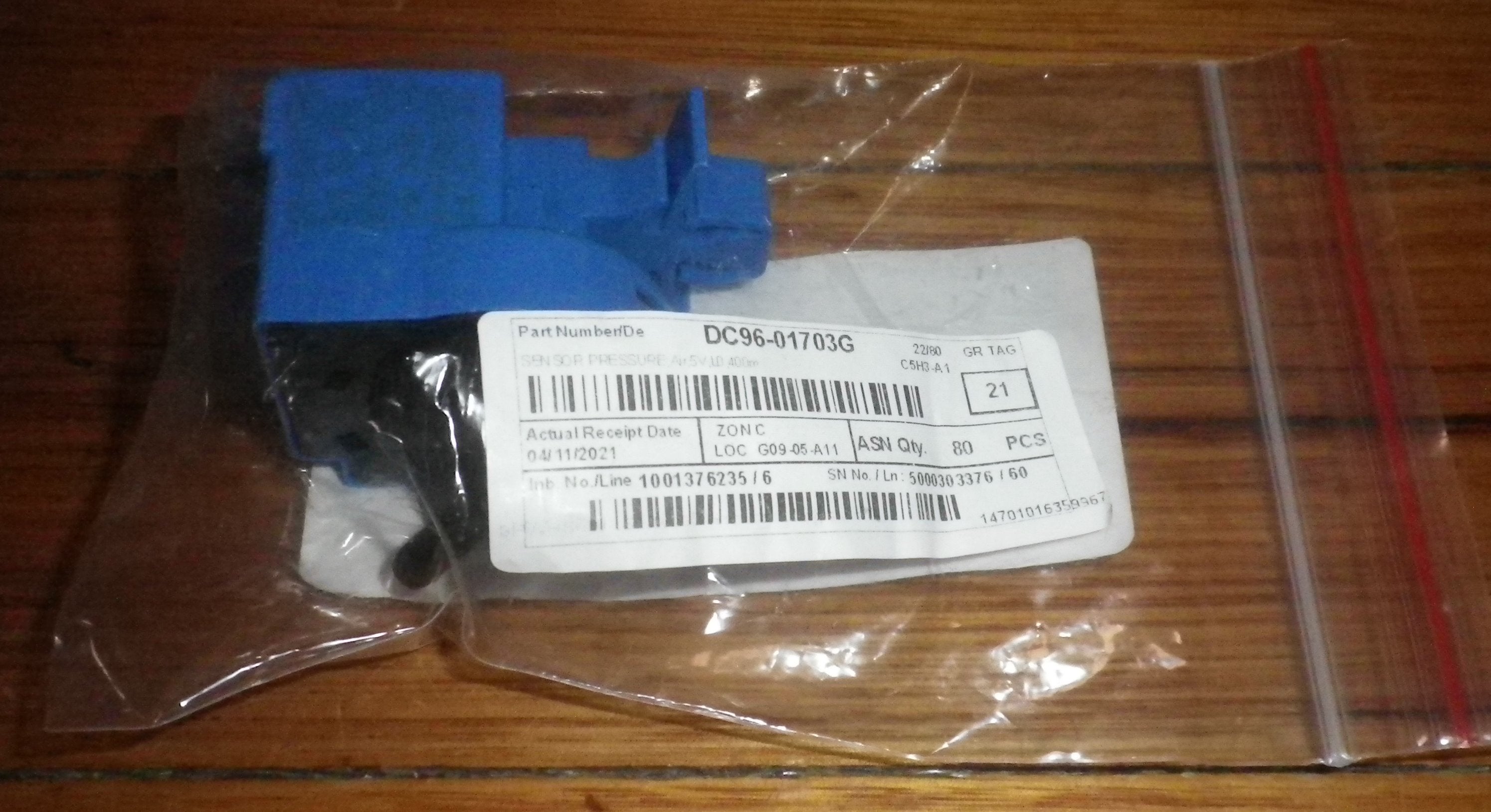 High - Quality Samsung Front Loader Washer Analog Pressure Switch - Genuine Part Number DC96 - 01703G