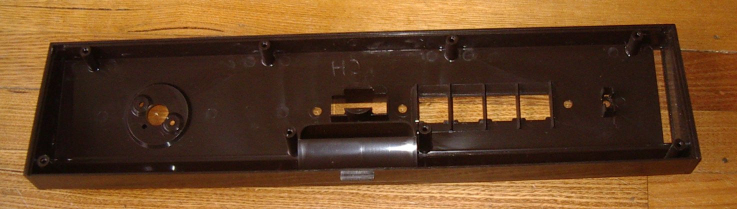Vulcan Dishlex Mark 7/8 Dark Brown Dishwasher Control Panel with Pushbutton Cutout - Part Number 7021953