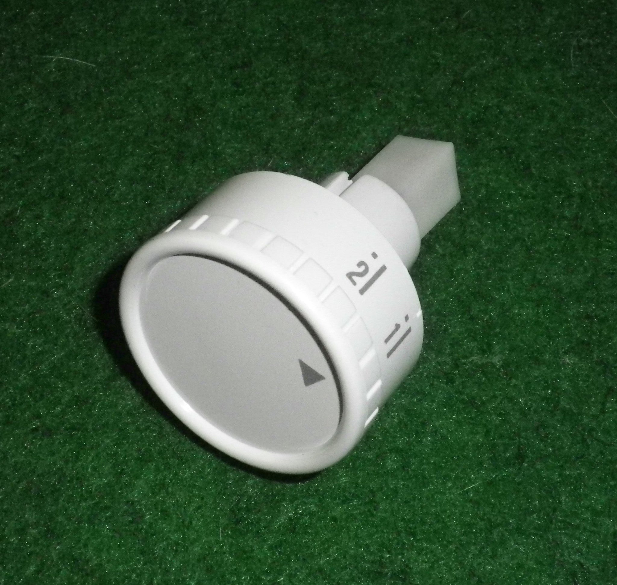 White Recessed Timer Knob for Dishwasher - Part No. 764972516
