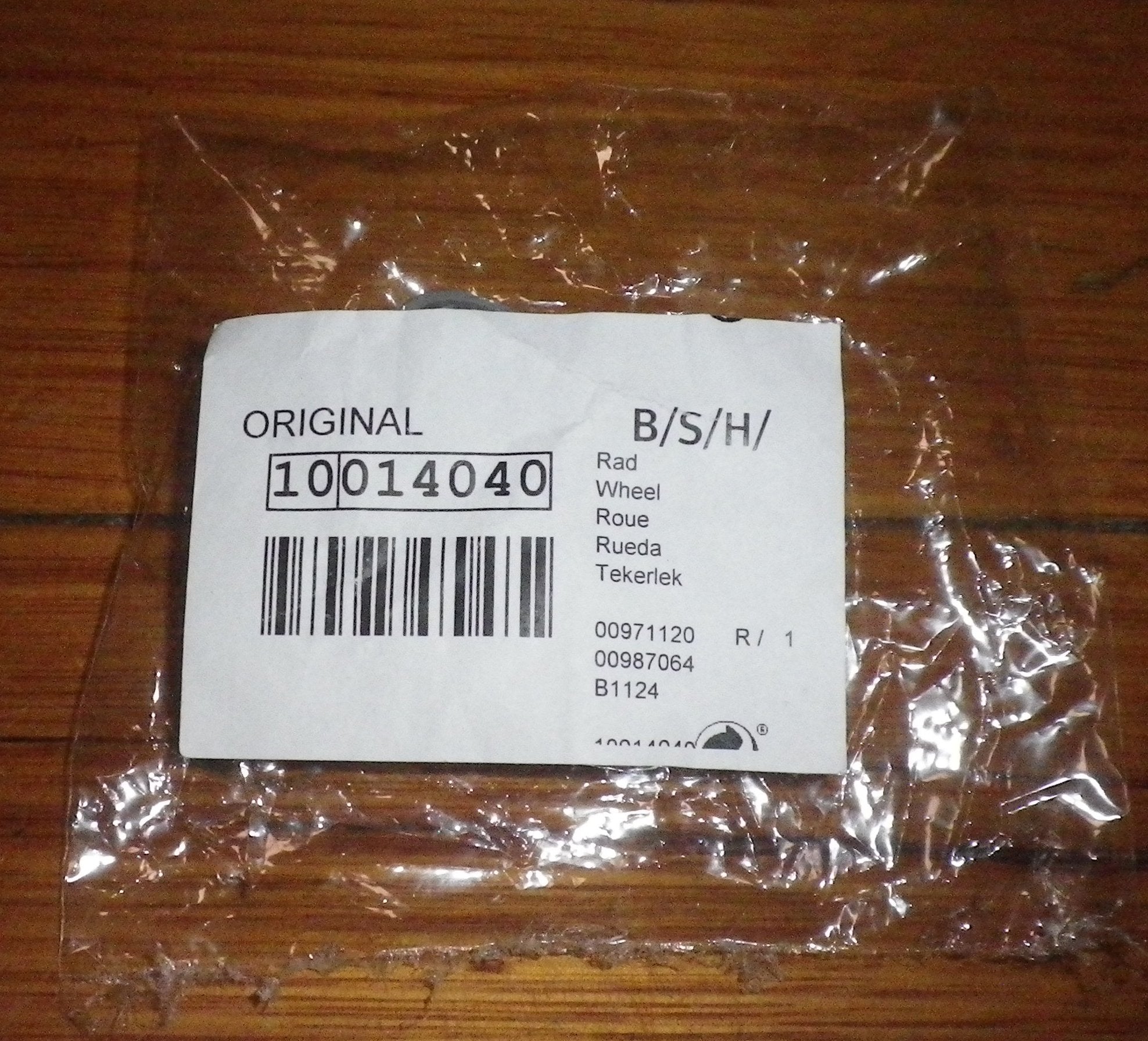 Bosch SMS46GW01A Compatible Lower Basket Stop Wheel - Part # 10014040