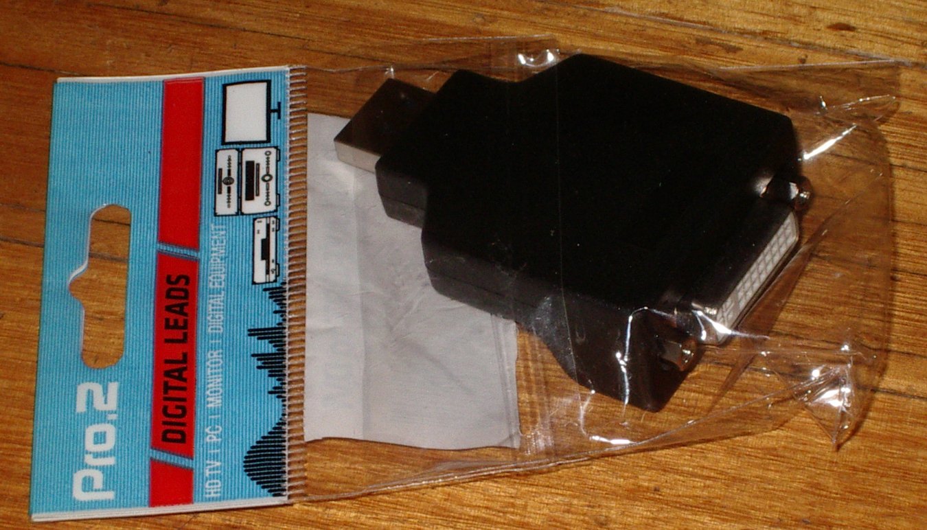 High - Quality DisplayPort Male to DVI - I Female Digital Video Converter Adapter - Part Number PA4355