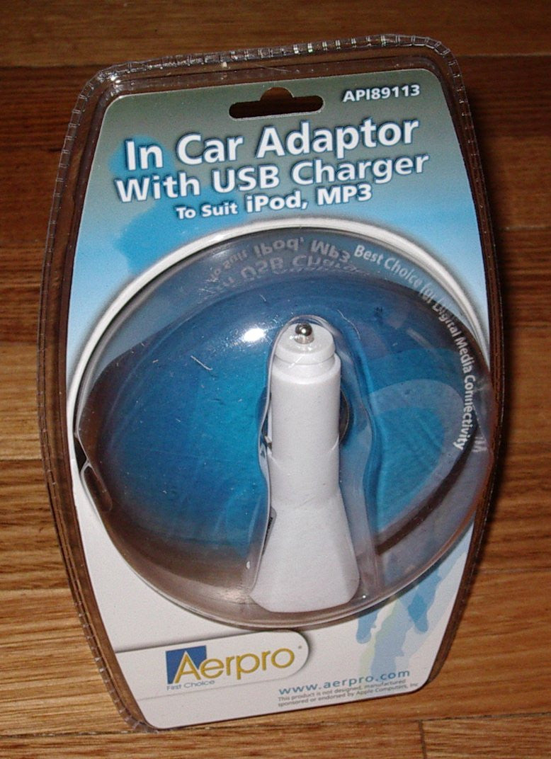 AerPro Automotive Car Accessory Socket Compatible USB Charger Specially Designed for MP3 Players - Model API89113