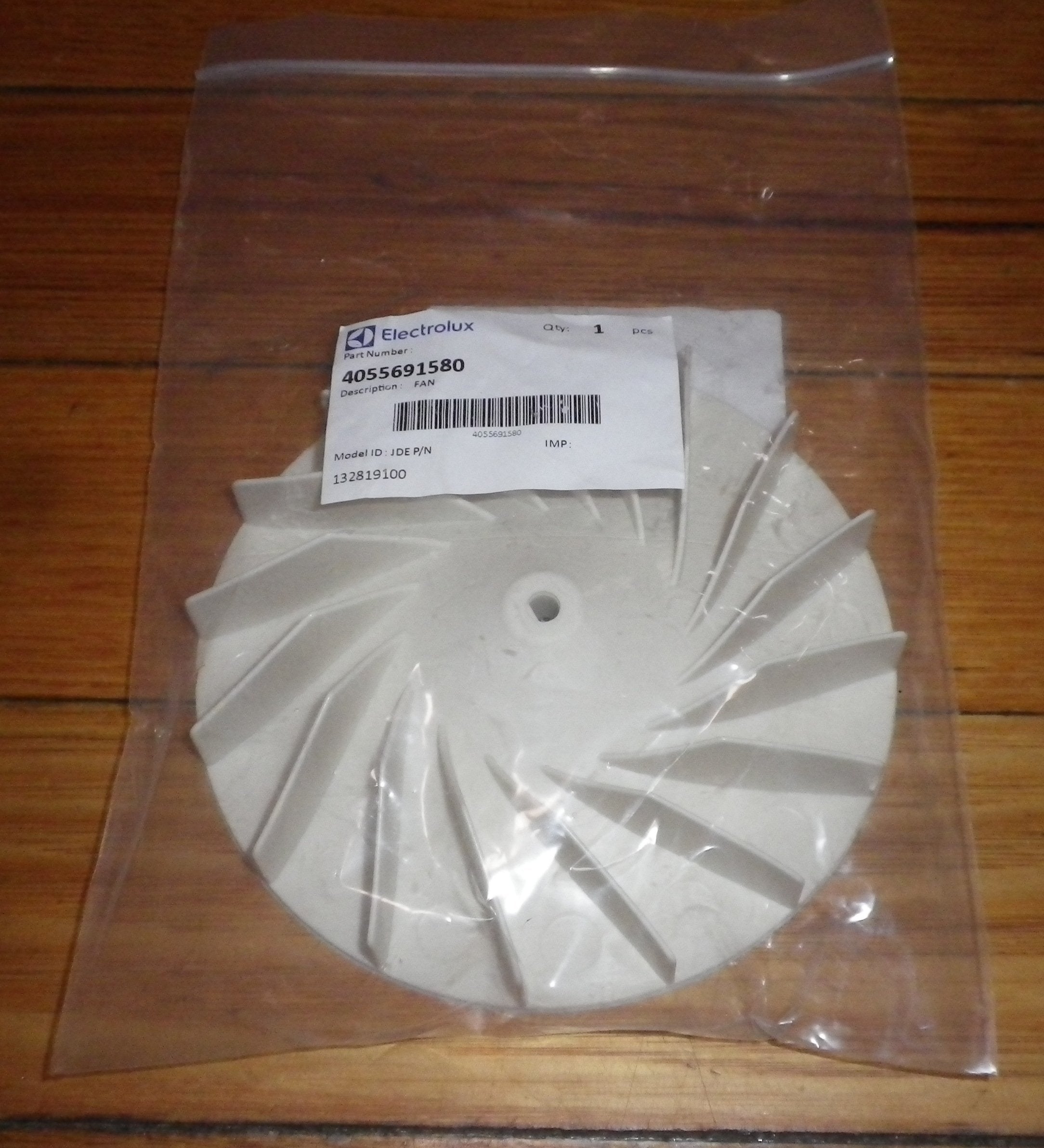 Westinghouse 150mm Dryer Fan Blade - Part # 4055691580 for WWW9024M5WA