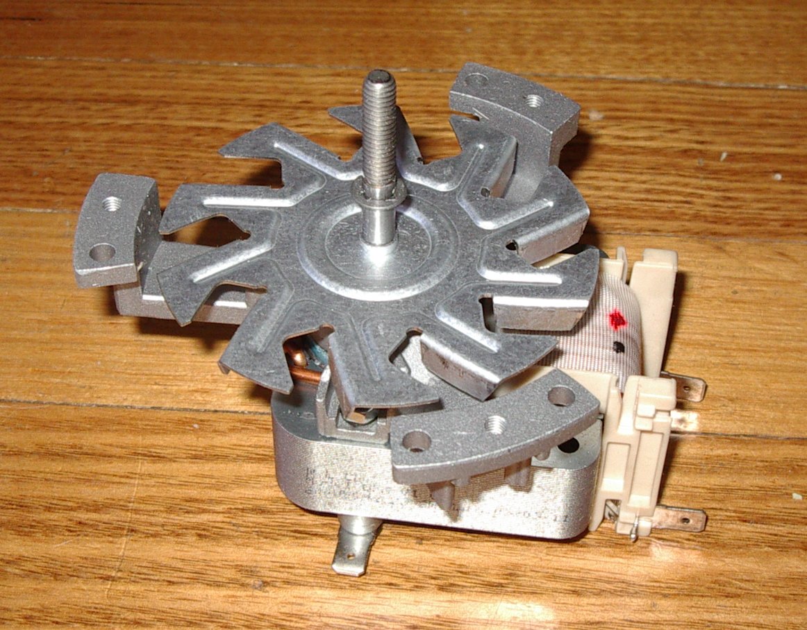 Universal 240V Fan-Forced Oven Fan Motor with Blade & Spacers - Part # OFM01V3