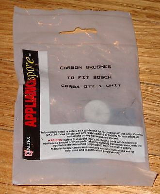 High - Quality Carbon Motor Brushes Suitable for Bosch Front - Loading Washing Machines - Part Number CAR84