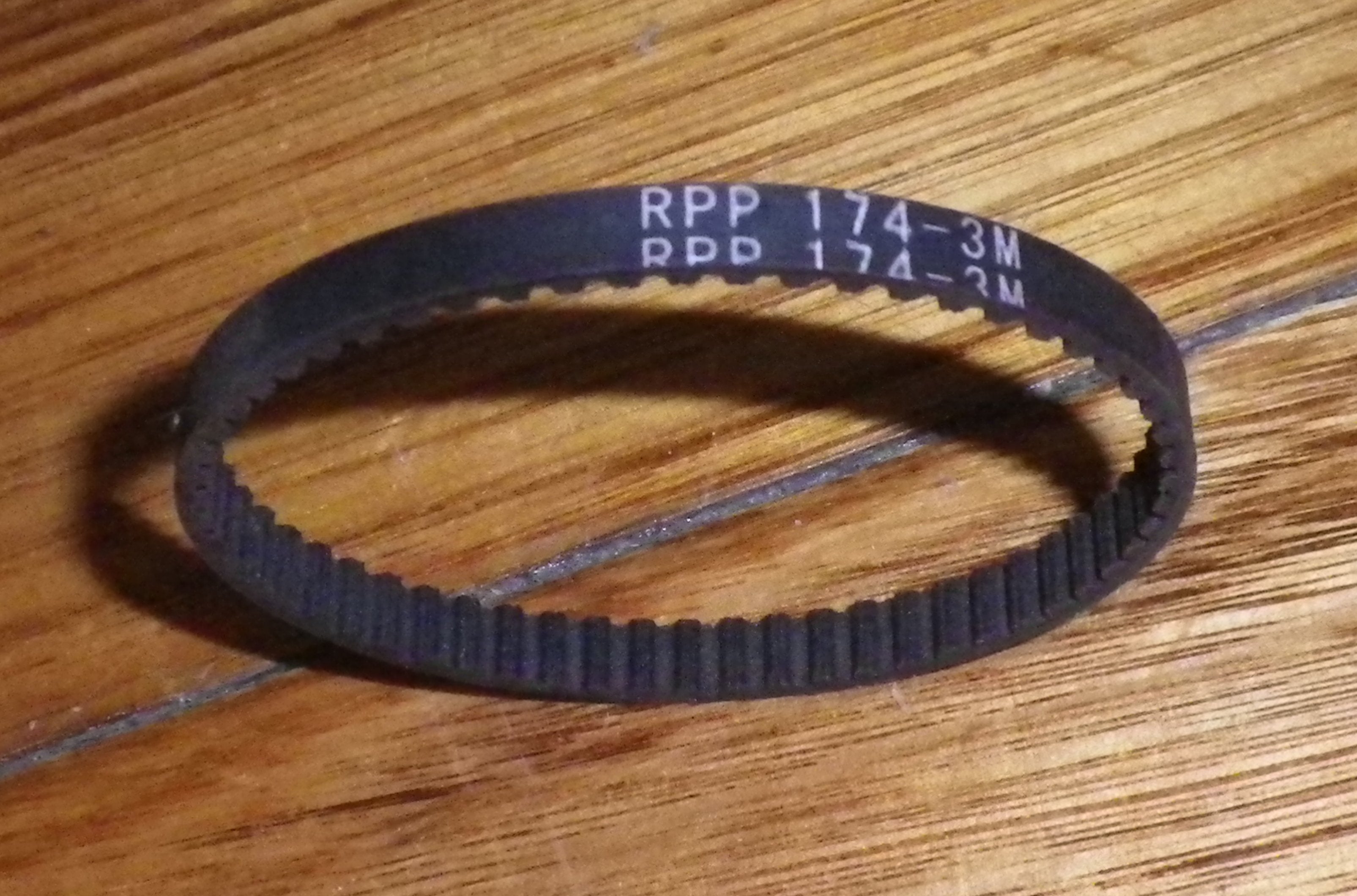 European Turbohead Toothed Drive Belt for Floor Tool - Part Number BELT - FTTE132