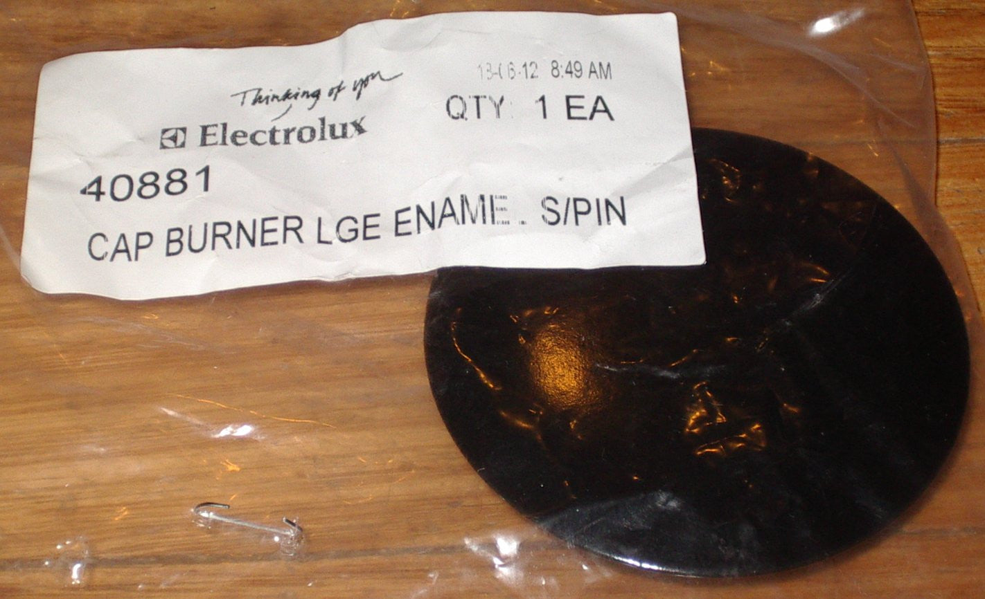 Large 67mm Die - cast Burner Cap for Chef Gas Stove Appliance Part No. 40881