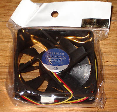High-Speed 12V 80mm x 20mm Computer Case and Power Supply Cooling Fan - Model FAN8020C12H