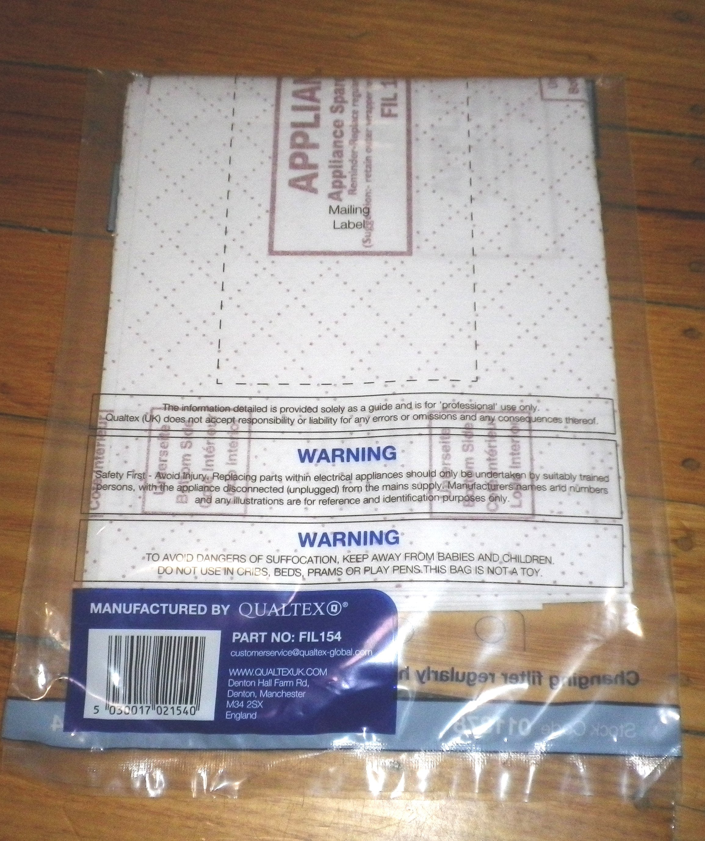 Universal Kitchen Range Hood Grease Filter Material Sheet, Measuring 47cm x 57cm - Part Number FIL154