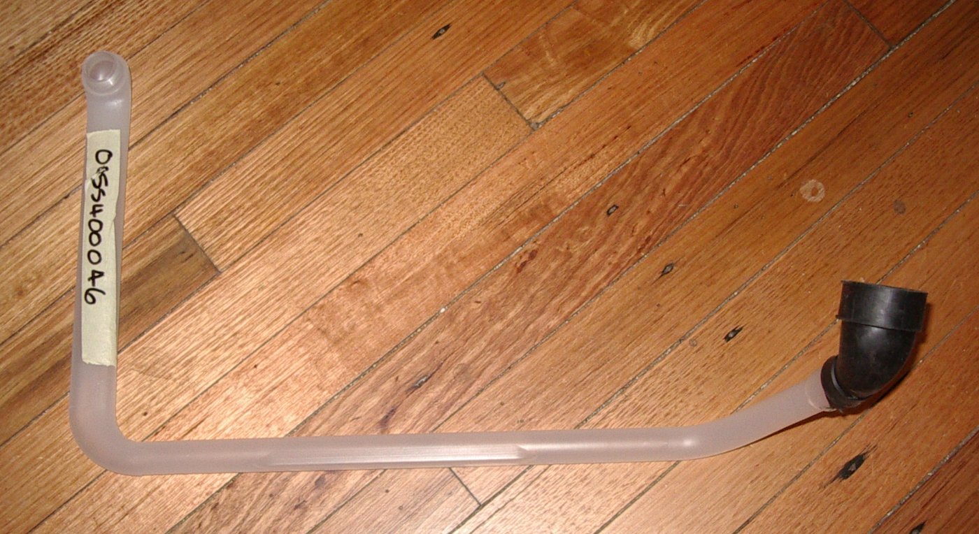 Dishlex Global DX102, DX302 Heater-Upper Spray Arm Connecting Hose - Part # 0055400046