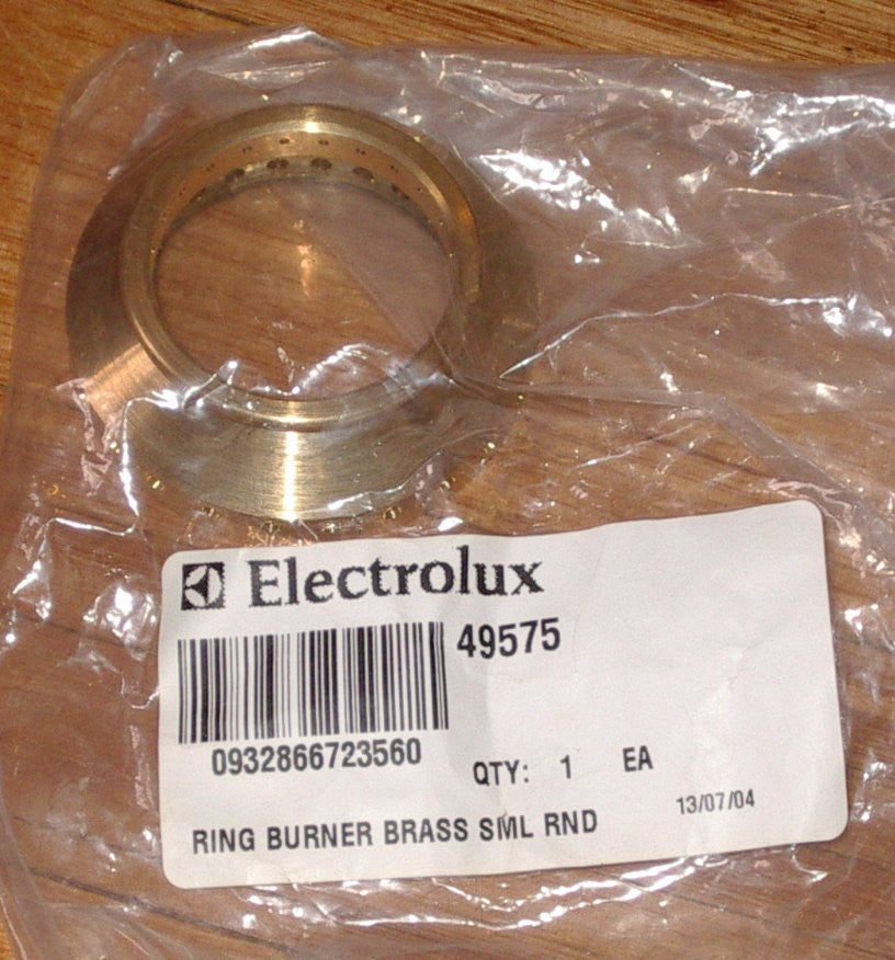 Small 60mm Brass Burner for Chef Gas Stoves - Part # 49575