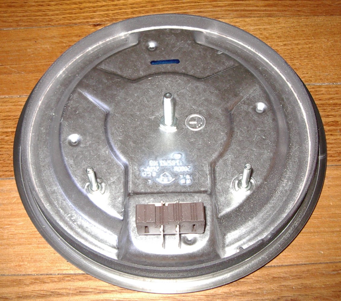 Westinghouse Chef 180mm Low-Profile 2000W Solid Wire-in Hotplate ES5559