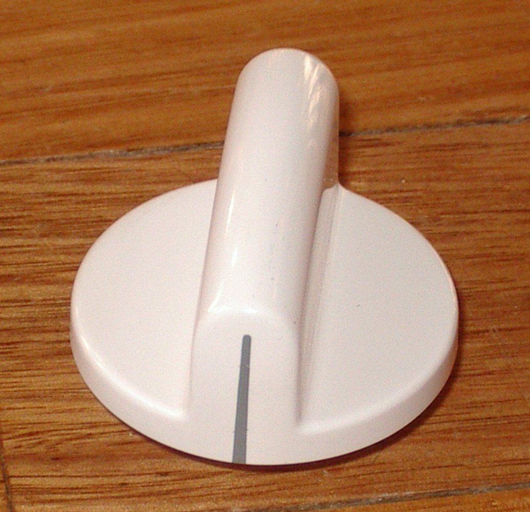 Westinghouse Original White Control Knob for Hotplates - Genuine Part # 0019008119