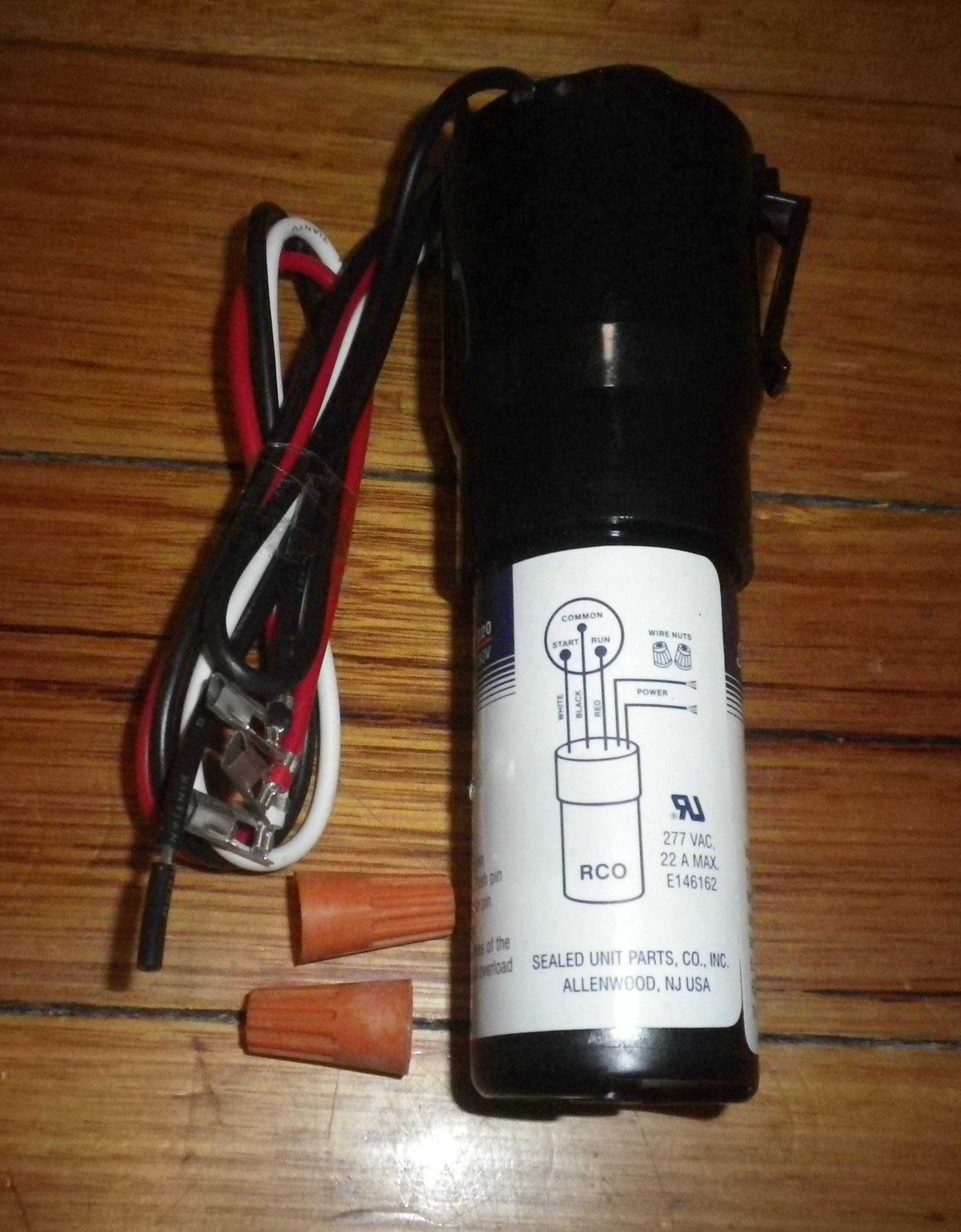 Supco 1/2HP Universal Solid - State 3 - in - 1 Compressor Relay/Overload/Capacitor RCO220