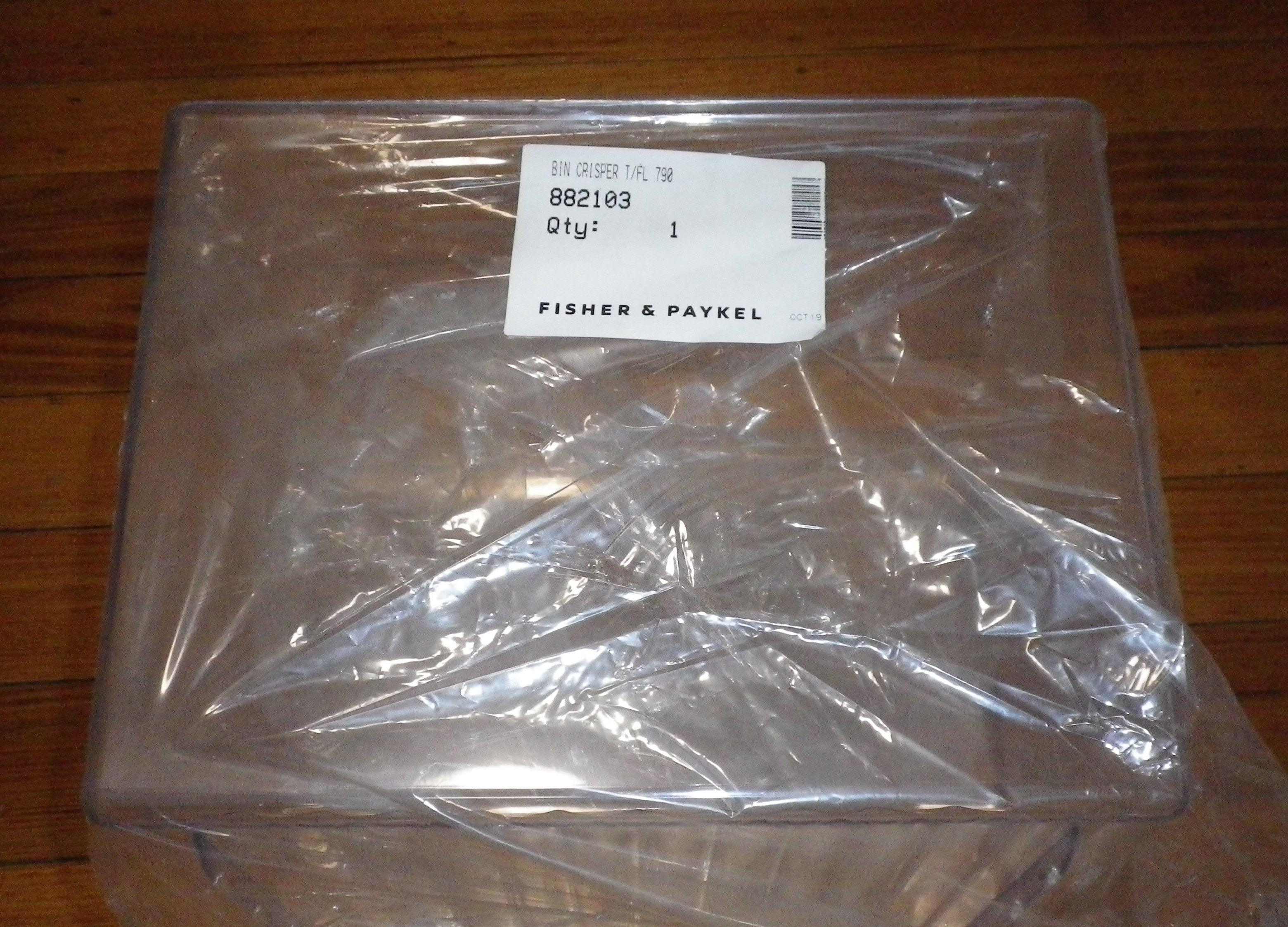 Fisher & Paykel 790 Series Medium Refrigerator Crisper Bin - Genuine Replacement Part # FP882103 for E521T Models